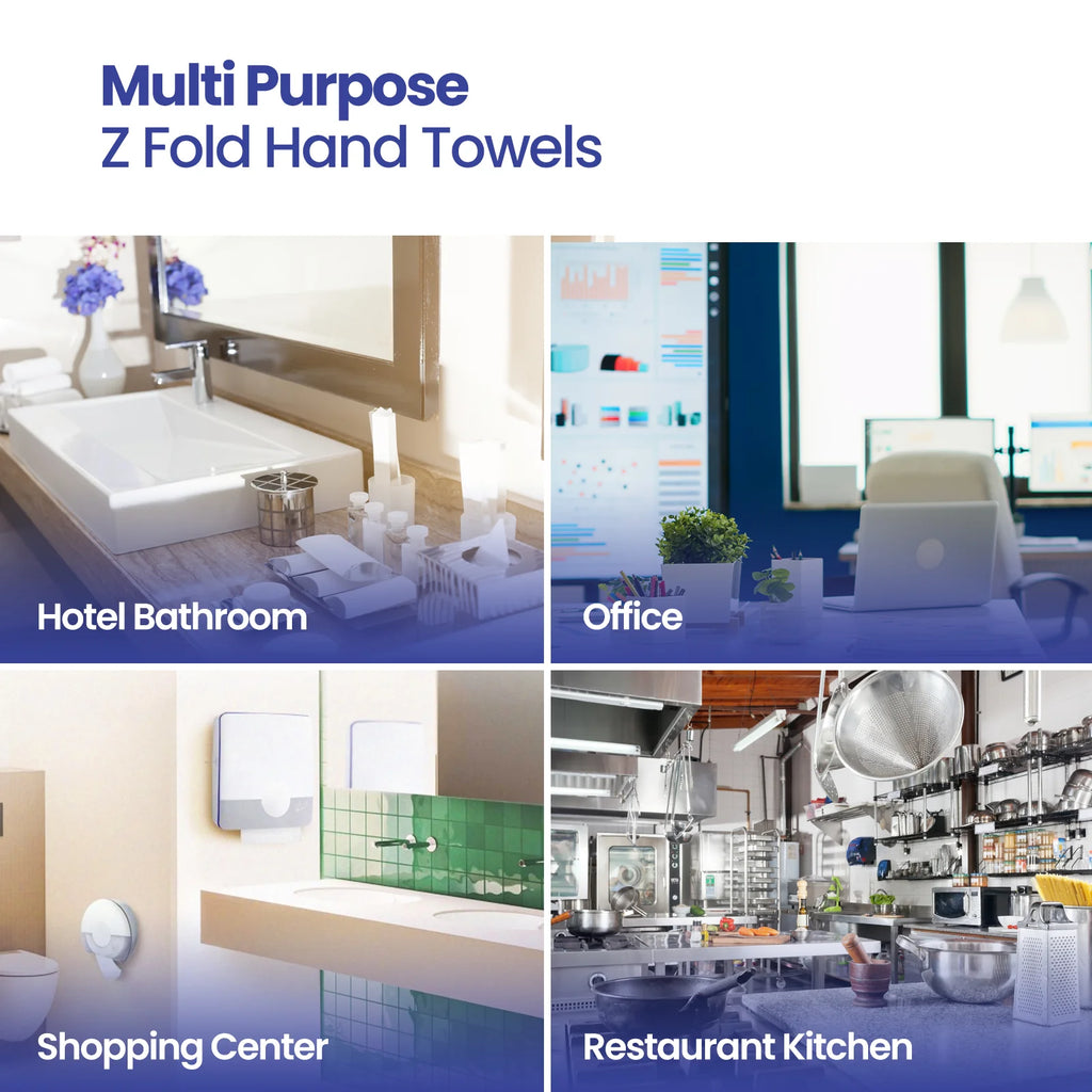 Pallet of 2Ply Selpak White Hand Towel Z Fold - 3000 Sheet