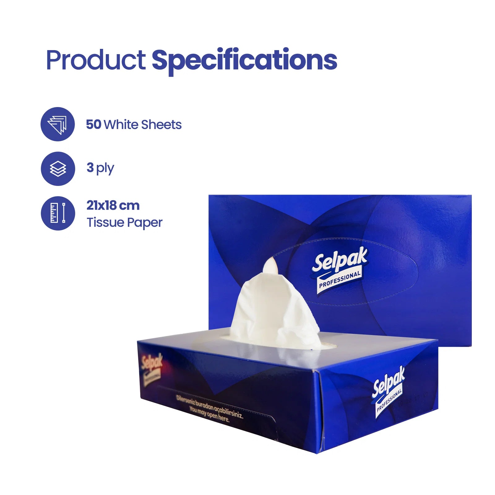 Pallet of 2Ply Selpak Pro Extra Facial Tissue - 1920 Sheet