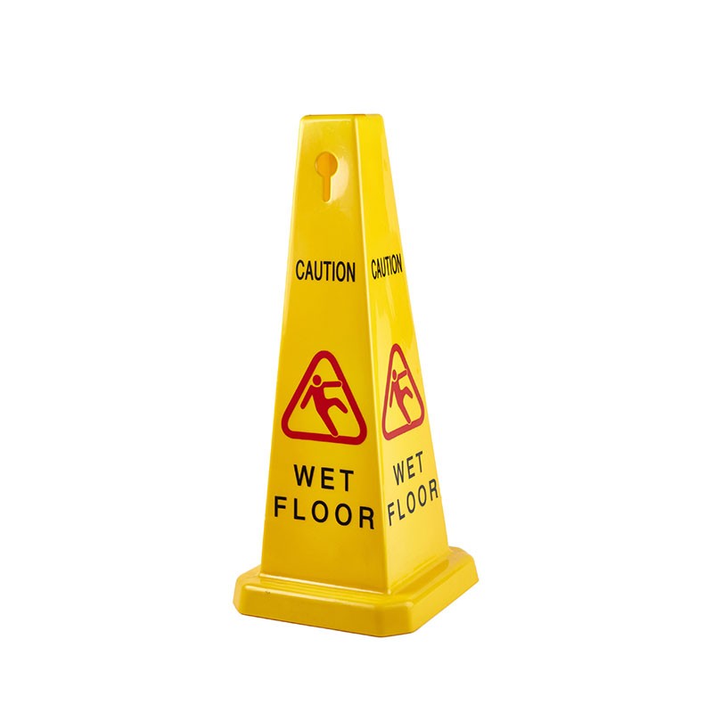 Dual Warning Floor Cone - Single