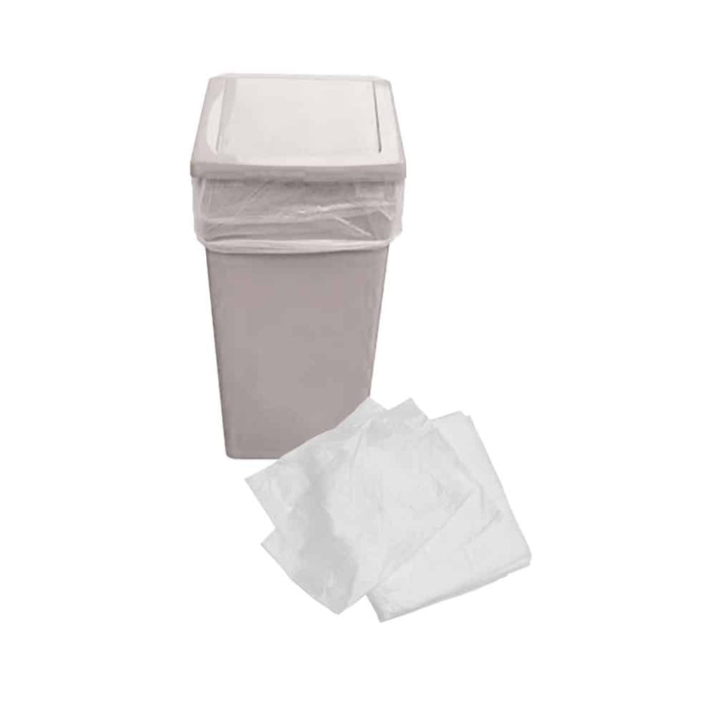 White Swing Bin Liners - Case 1000