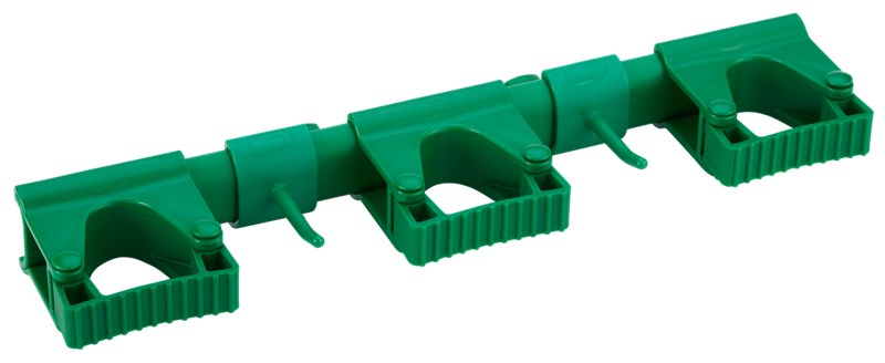 Vikan Hygienic Hi-Flex Wall Bracket System, 420 mm, GREEN
