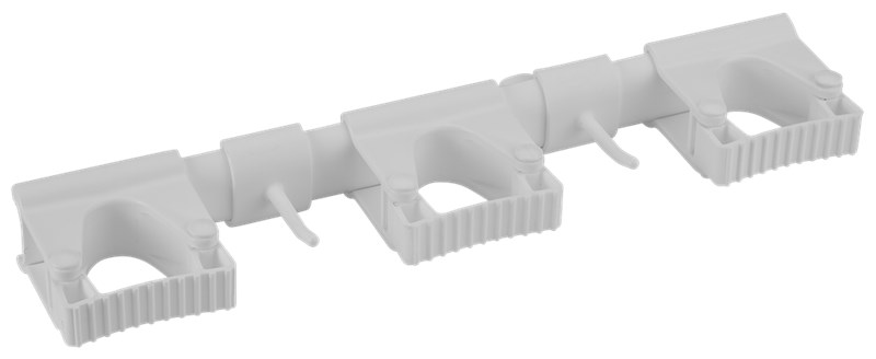 Vikan Hygienic Hi-Flex Wall Bracket System, 420 mm, WHITE