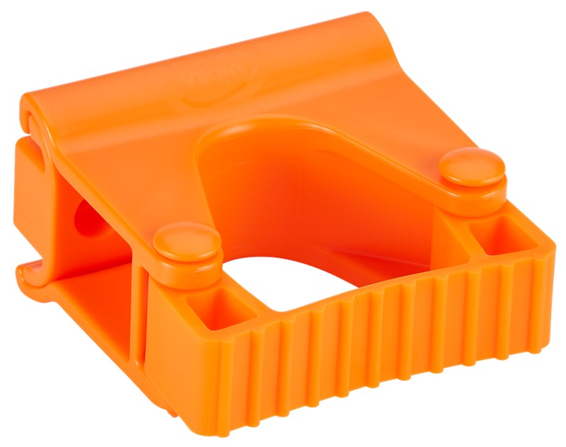 Vikan, Hygienic Wall Bracket, Grip Band Module, 82 mm, ORANGE