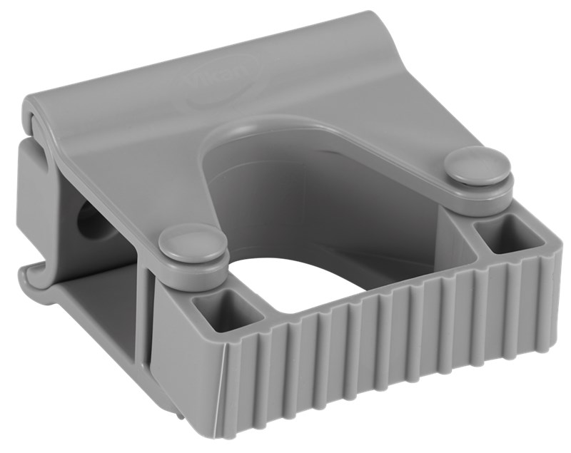 Vikan, Hygienic Wall Bracket, Grip Band Module, 82 mm, GREY