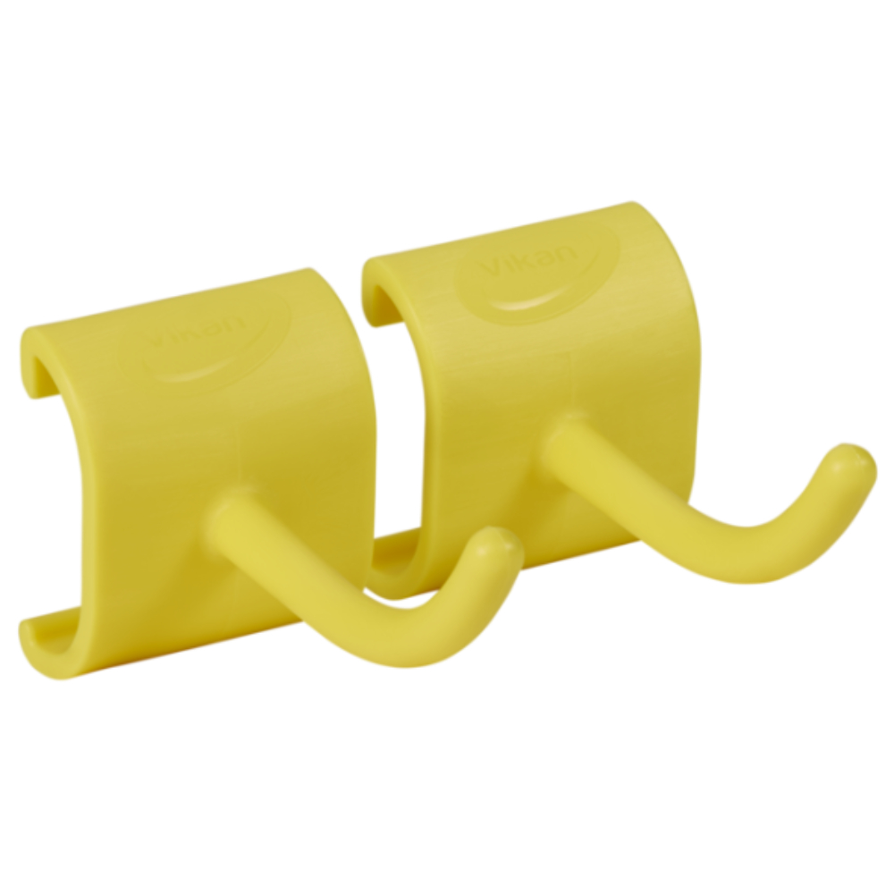 Hook for HyGo Mobile Cleaning Station, VK660YE (2 pcs), 90 mm, Yellow