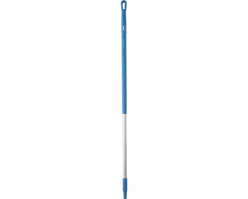 Vikan Ergonomic Aluminium Handle 31mm Dia, 1310mm, BLUE