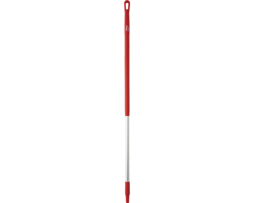 Vikan Ergonomic Aluminium Handle 31mm Dia, 1310mm, RED