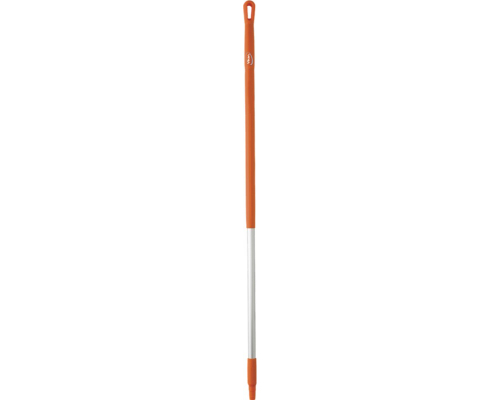 Vikan Ergonomic Aluminium Handle 31mm Dia, 1310mm, ORANGE