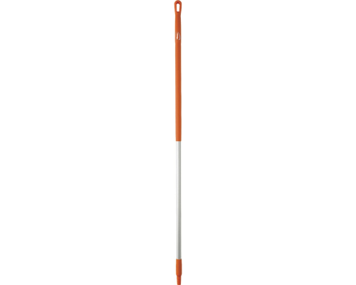 Vikan Ergonomic Aluminium Handle 31mm Dia, 1510mm, ORANGE