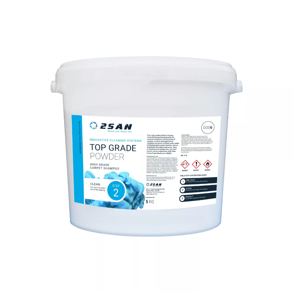 2San Carpet Shampoo - Top Grade Powder 5kg
