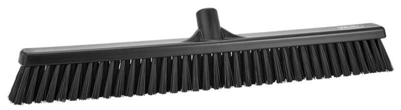 Vikan Broom 610mm, Soft/Stiff BLACK