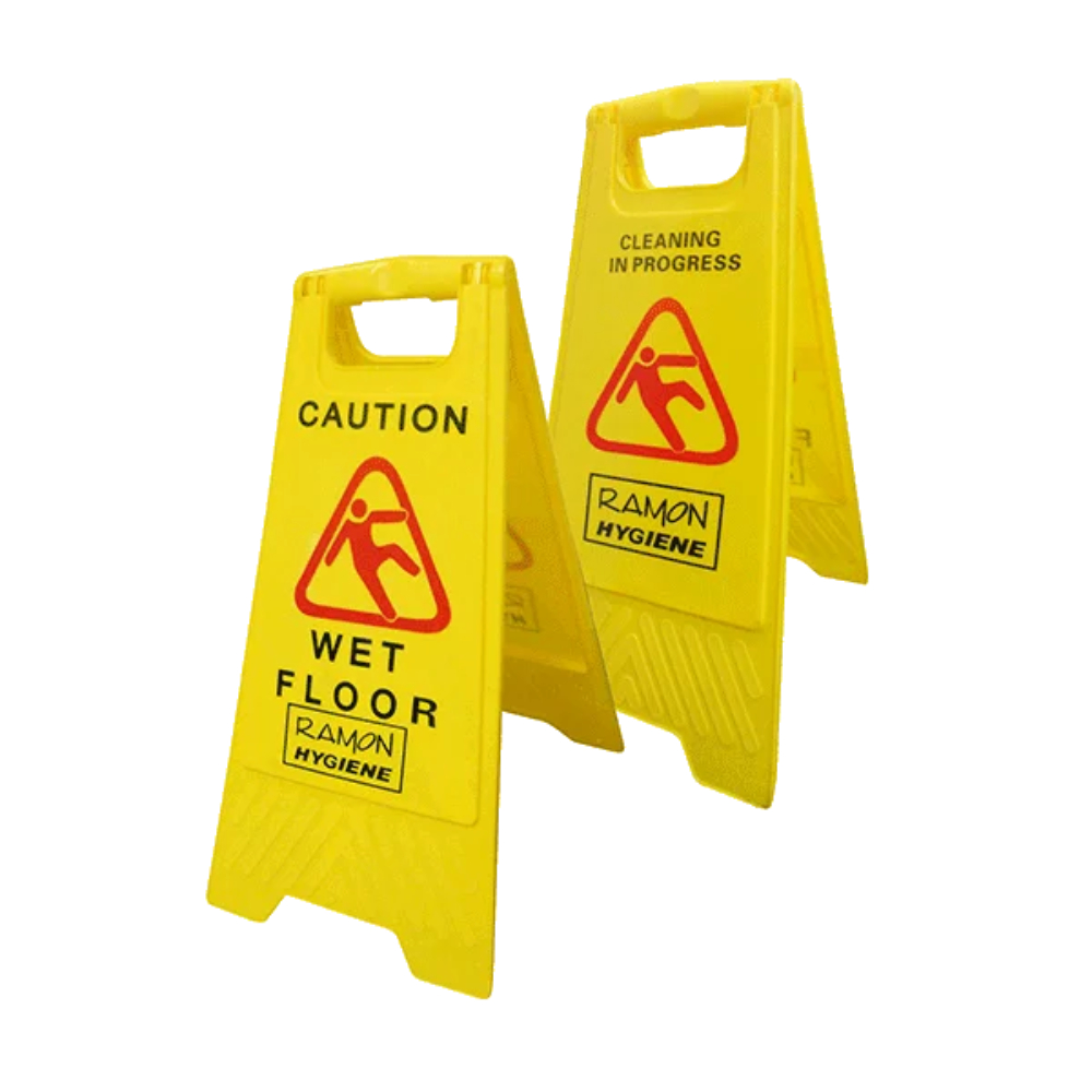 Cleaning in Progress Sign (A Frame)