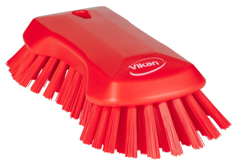 Vikan Hand Brush X-Large 230mm, Very hard RED