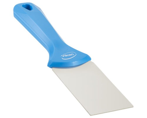 Vikan Stainless Steel Hand Scraper 50mm, BLUE