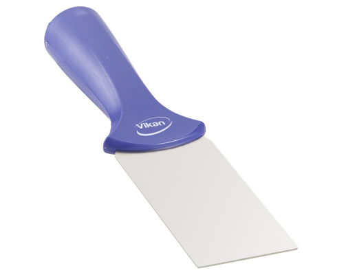 Vikan Stainless Steel Scraper with Threaded Handle 50mm, RED
