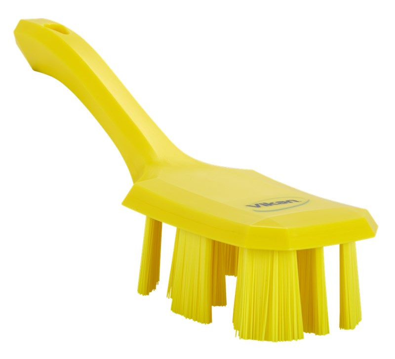 Vikan UST Hand Brush w/short handle 260mm, Stiff RED