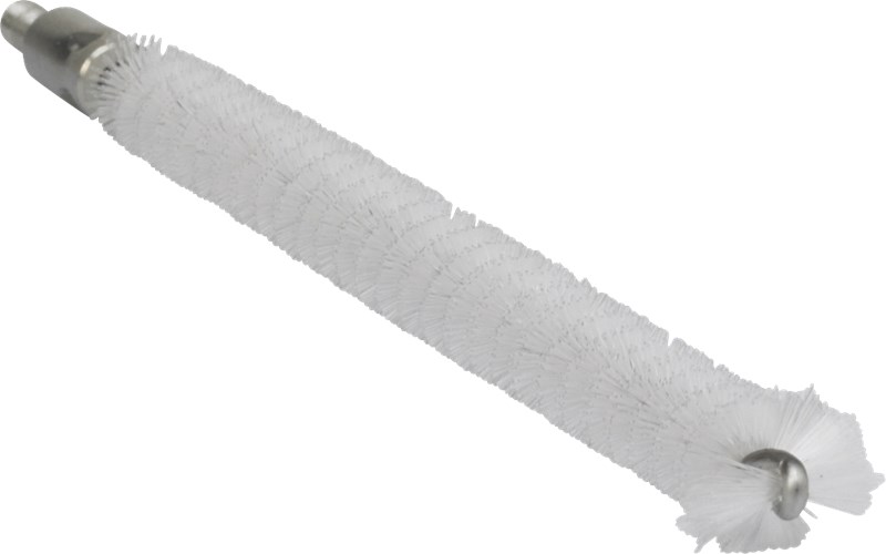 Vikan Tube Brush f/flexible handle 12mm Dia, 200mm, Medium WHITE