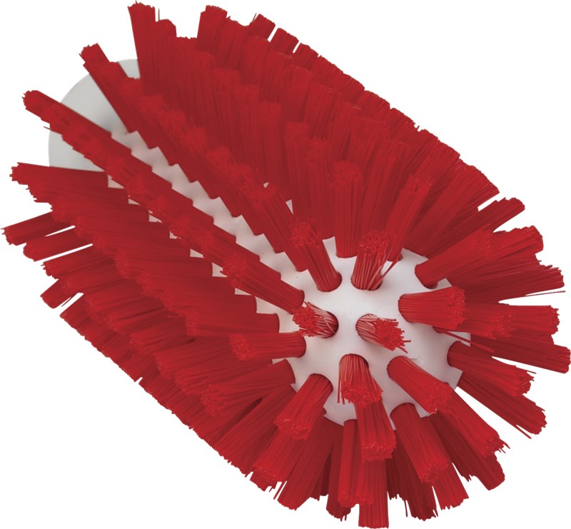 Vikan Pipe Cleaning Brush f/handle 64mm Dia, 145mm, Hard RED