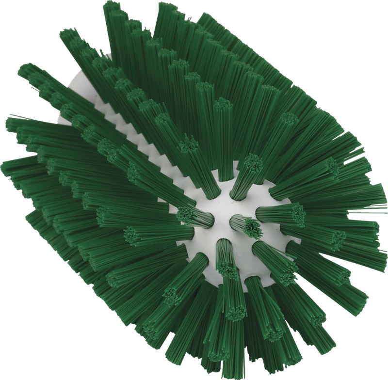 Vikan Pipe Cleaning Brush f/handle 77mm Dia, 155mm, Hard GREEN