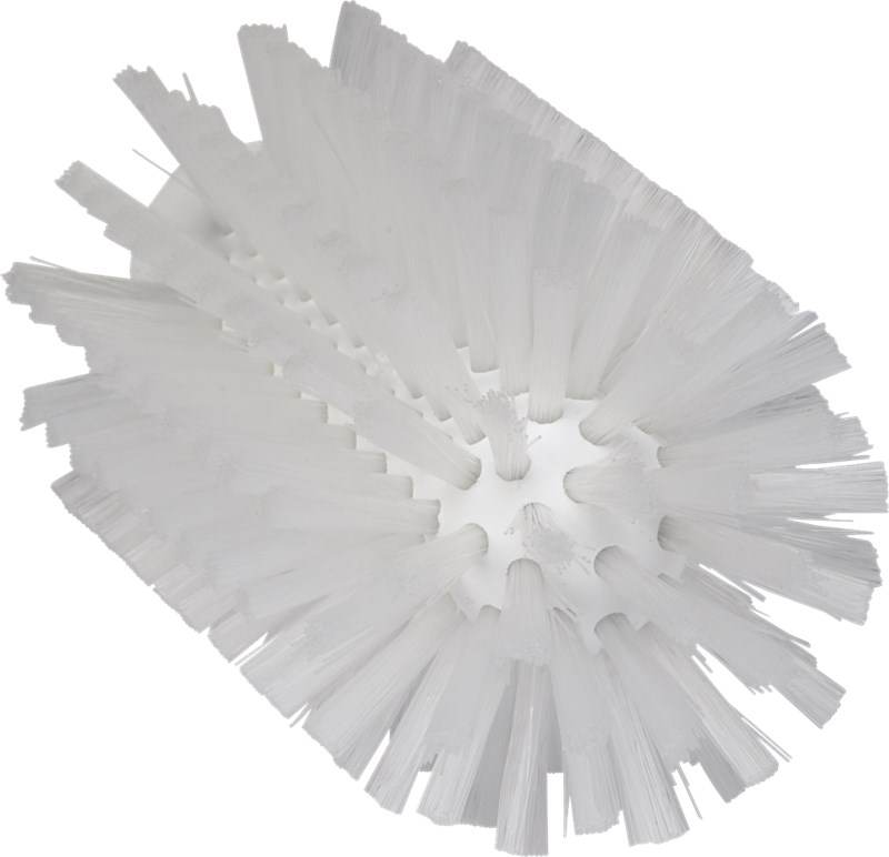 Vikan Pipe Cleaning Brush f/handle 77mm Dia, 155mm, Hard WHITE