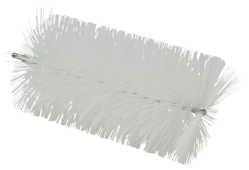 Vikan Tube Brush f/flexible handle 90mm Dia, 200mm, Medium WHITE