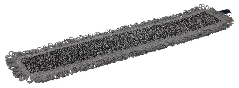 Vikan Wet Scrub Mop, Hook & loop, 60 cm, Grey