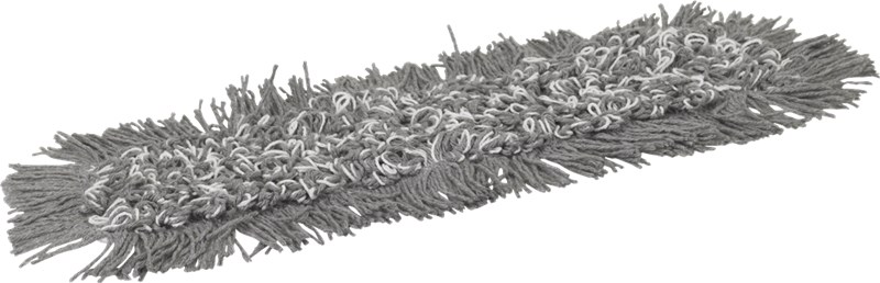 Vikan Damp 43 mop, Hook & loop, 60 cm, Grey