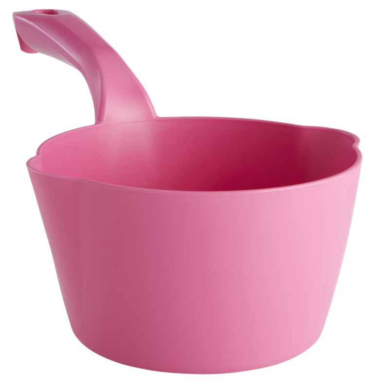 Vikan Round Bowl Scoop 1 Litre  PINK