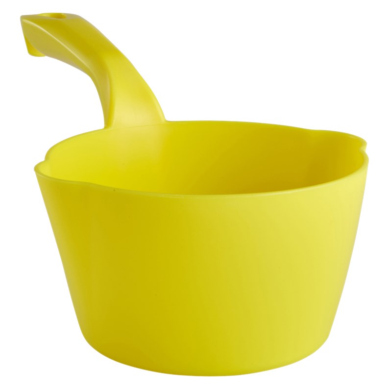 Vikan Round Bowl Scoop 1 Litre  YELLOW