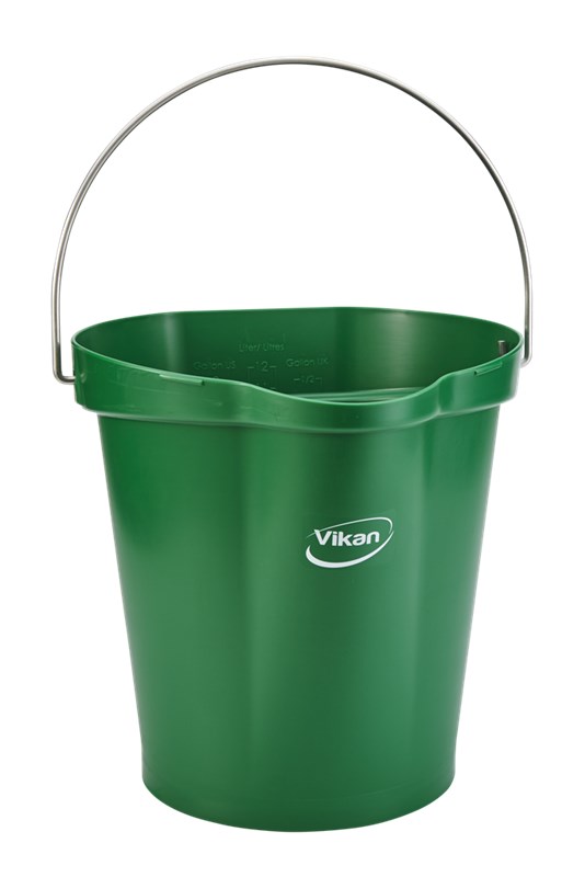 Vikan Hygiene Bucket 12 Litre GREEN
