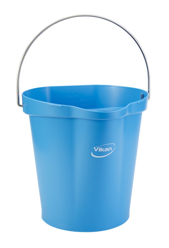 Vikan Hygiene Bucket 12 Litre BLUE
