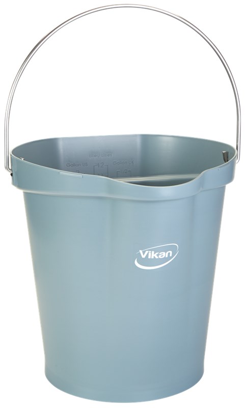 Vikan Hygiene Bucket 12 Litre GREY