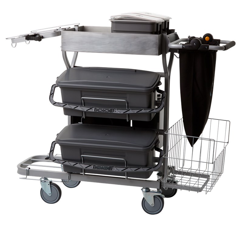 Vikan Compact Cleaning Trolley Plus , 40 cm, Grey	