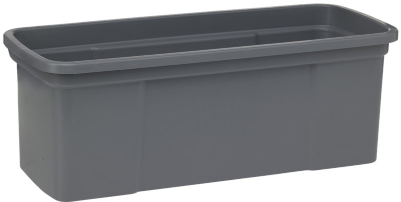 Mop box without Lid, Handle and Preparation Plate, 40 cm System Size, 550 mm, Grey