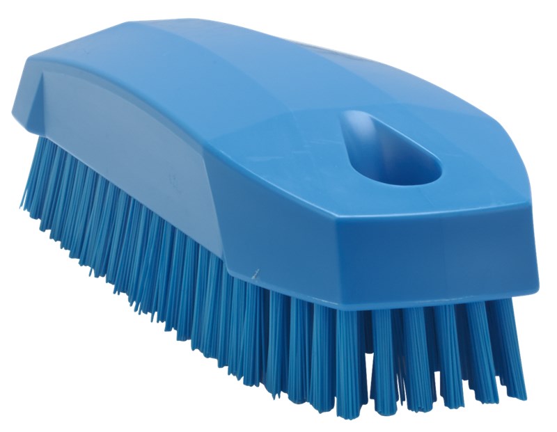 Vikan Hand Brush Small Nailbrush 130mm, Stiff RED
