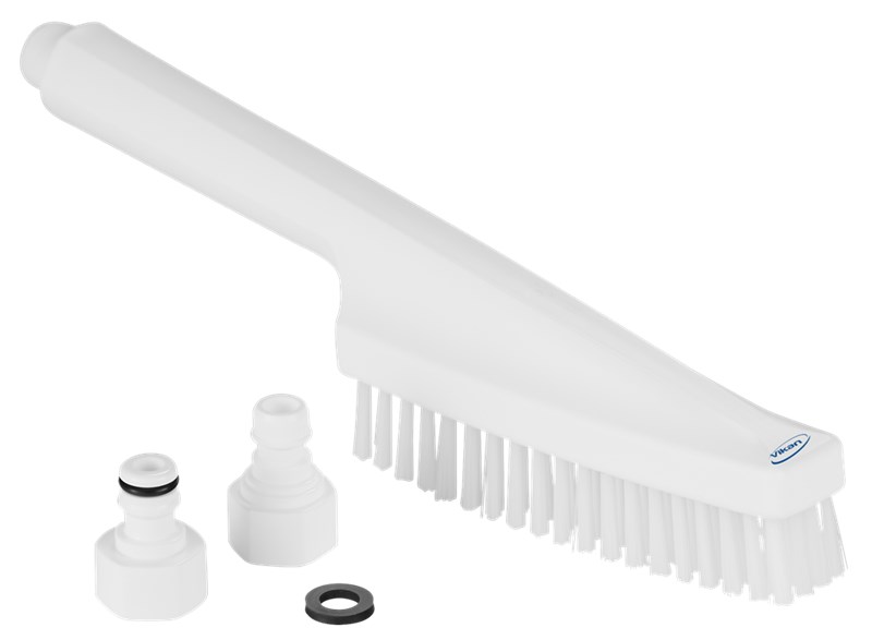 Vikan Hand Brush, waterfed 330mm, Hard BLUE