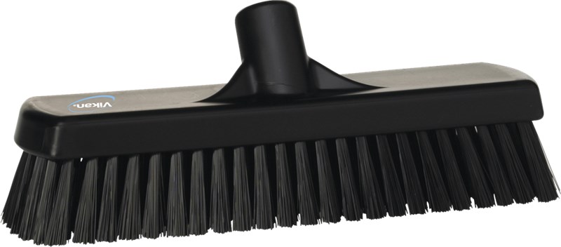 Vikan Wall/Floor Washing Brush 305mm, Stiff BLACK