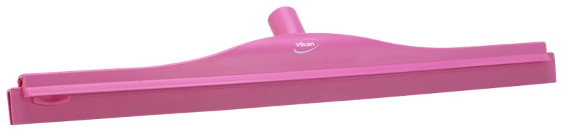 Vikan Hygienic Floor Squeegee w/Replacement Cassette 605mm, PINK