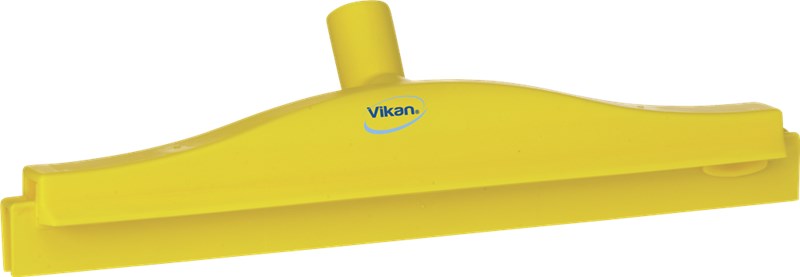 Vikan Hygienic Revolving Neck  Squeegee w/replacement cassette 405mm, YELLOW