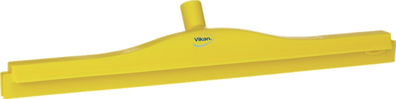 Vikan Hygienic Revolving Neck  Squeegee w/replacement cassette 600mm, YELLOW