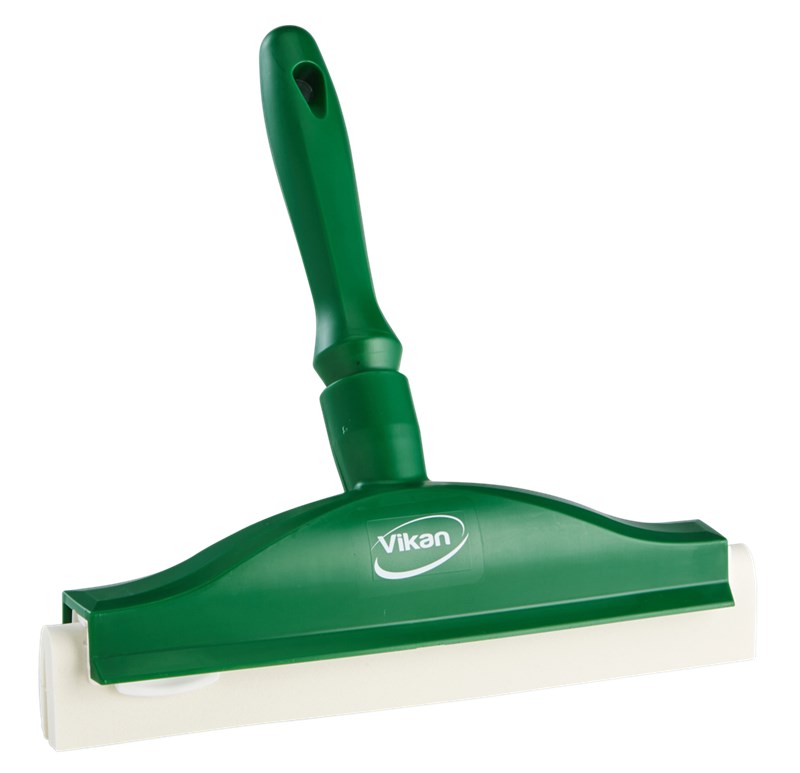 Vikan Hand Squeegee with Replacement Cassette 250mm, GREEN