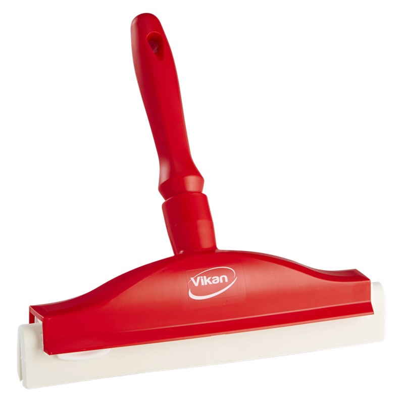 Vikan Hand Squeegee with Replacement Cassette 250mm, RED