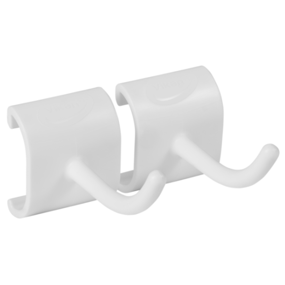 Hook for HyGo Mobile Cleaning Station, VK660WH (2 pcs), 90 mm, White