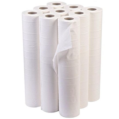 White Embossed Couch Roll 40m - Pk12