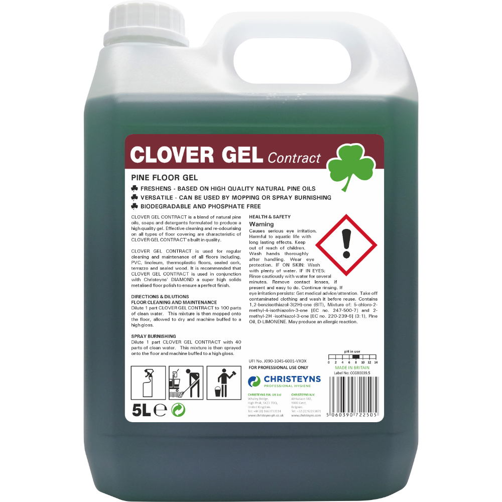 Christeyns CONTRACT GEL Pine Floor Gel 5L