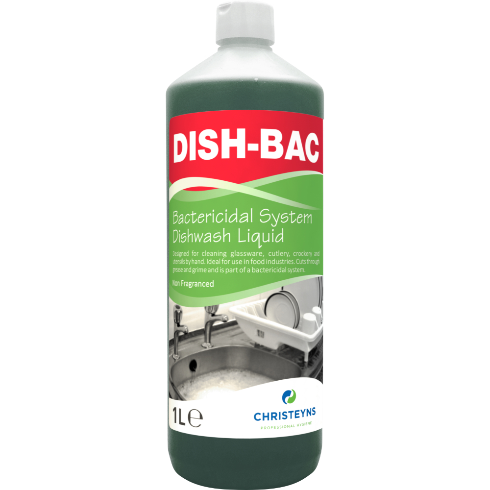 Christeyns DISH-BAC Bactericidal Detergent 1L