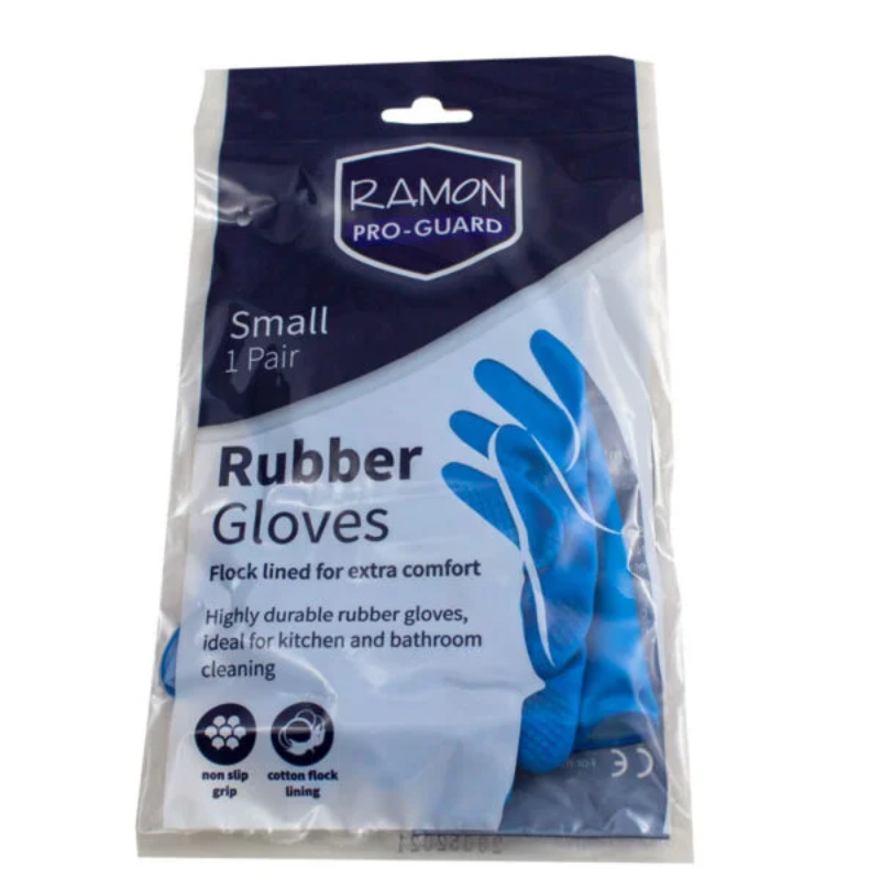Gloves Rubber SMALL - Blue