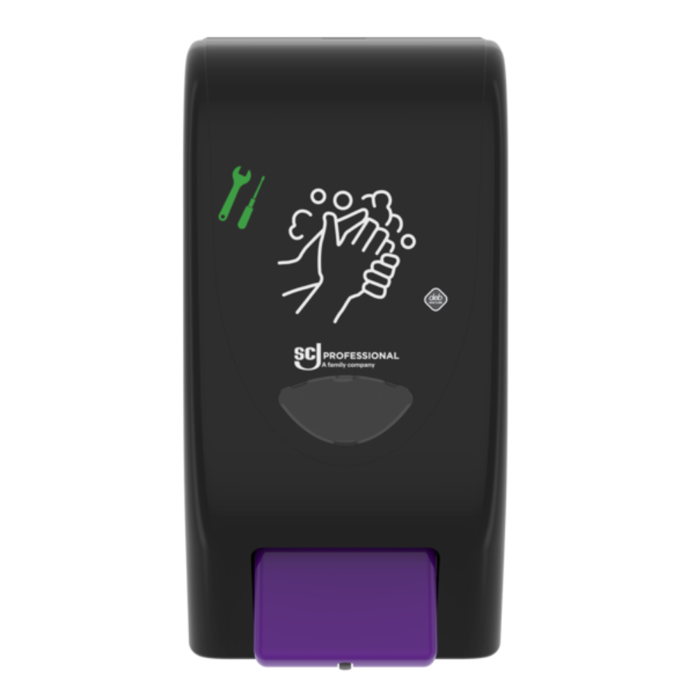 Deb Cleanse Heavy 4L Dispenser - Black/Purple Button 