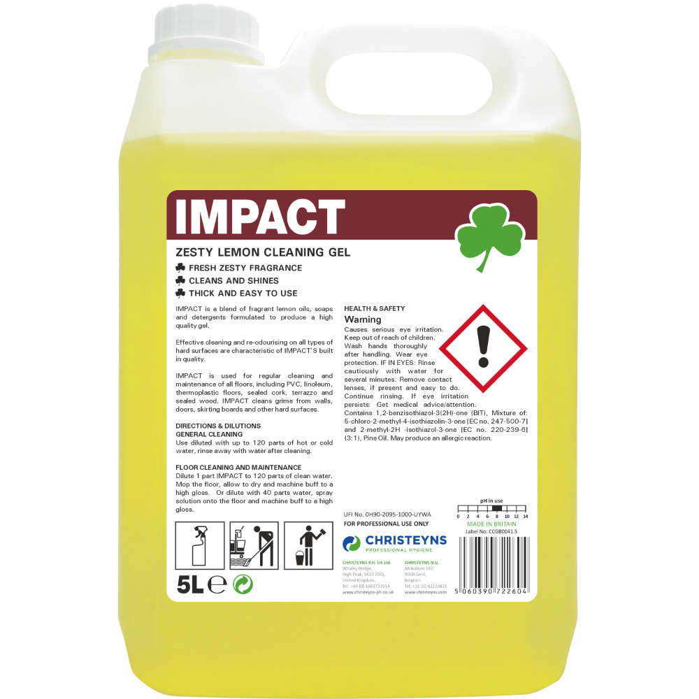 Christeyns IMPACT Lemon Floor Gel 5L
