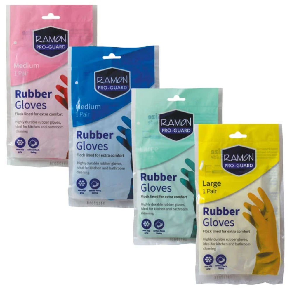 Gloves Rubber SMALL - Any Colour